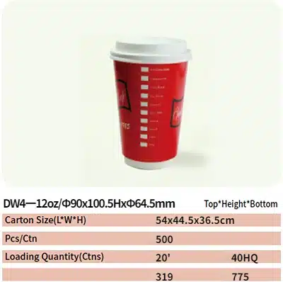 dw4 paper cup 75