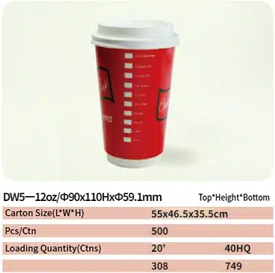 dw5 paper cup 76