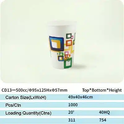 cd13 paper cup 13