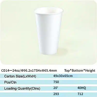 cd14 paper cup 14