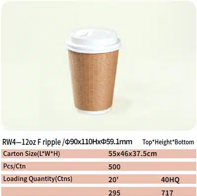 rw4 paper cup 68