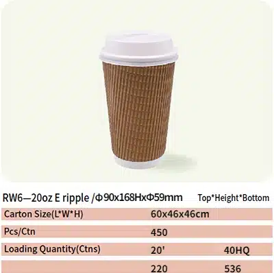 rw6 paper cup 70