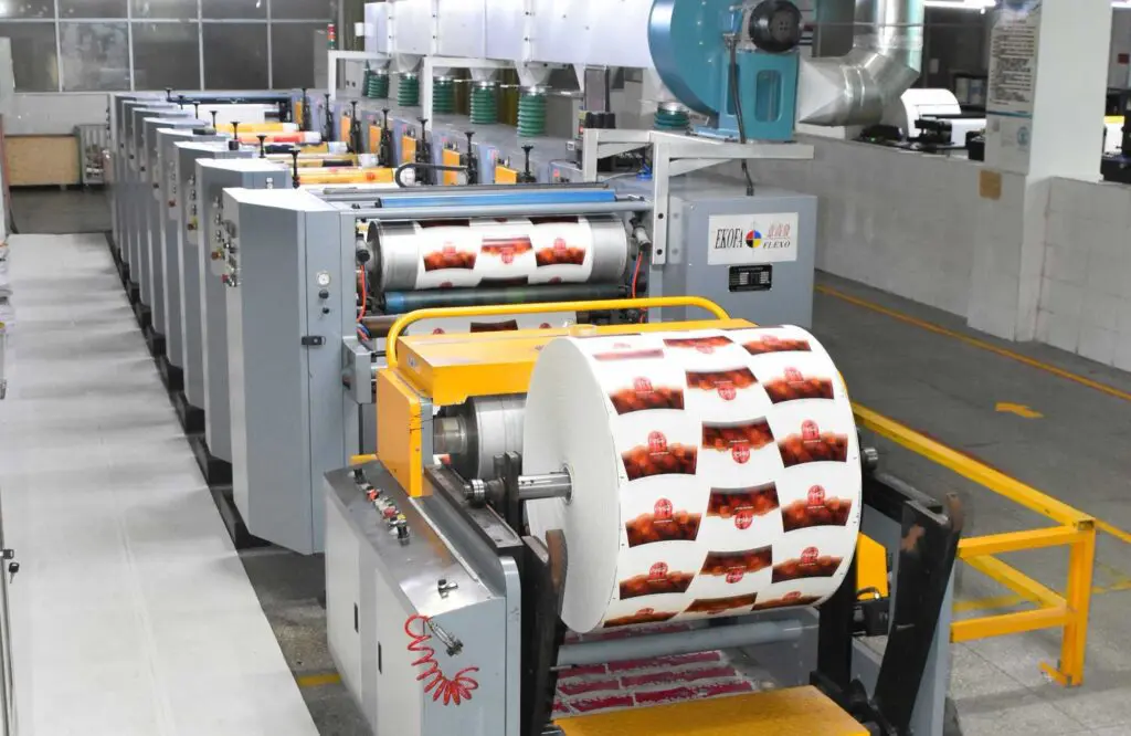 seven color flexo printing machine