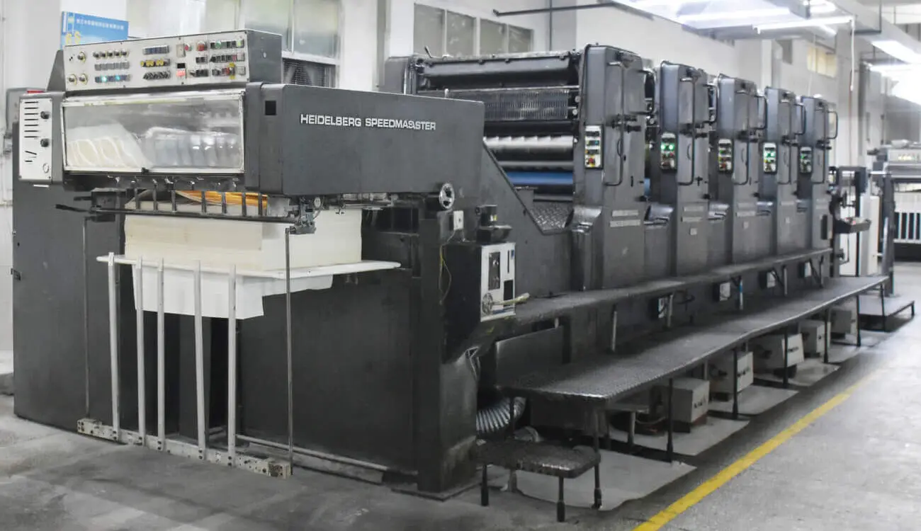 Heidelberg printing machines